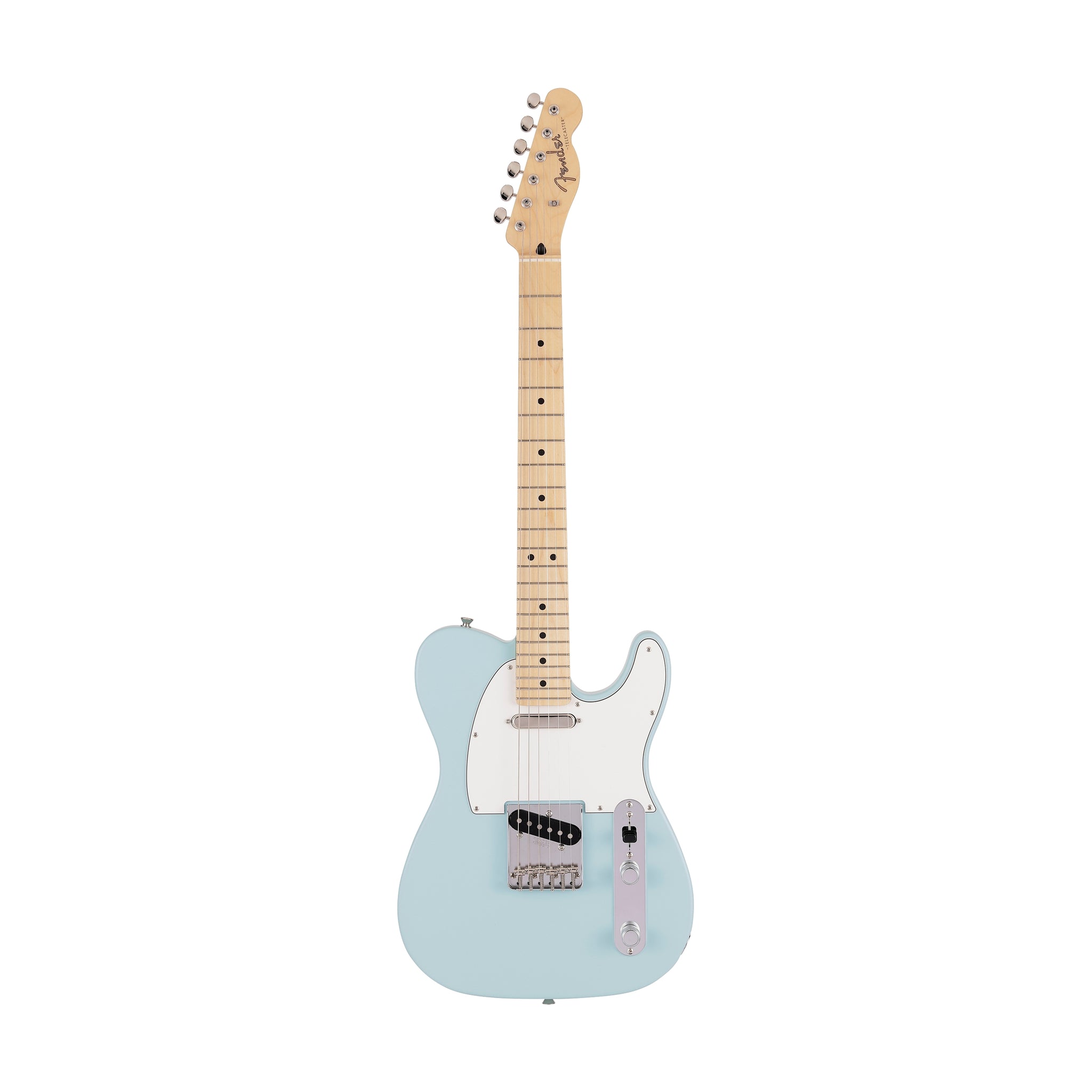 Fender Japan Junior Collection Telecaster Electric Guitar, Maple FB, Satin Daphne Blue