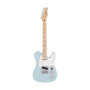 Fender Japan Junior Collection Telecaster Electric Guitar, Maple FB, Satin Daphne Blue