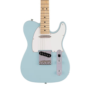 Fender Japan Junior Collection Telecaster Electric Guitar, Maple FB, Satin Daphne Blue