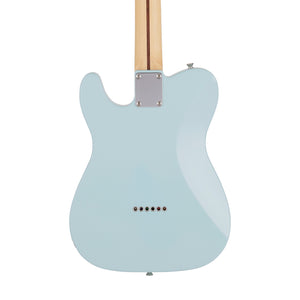 Fender Japan Junior Collection Telecaster Electric Guitar, Maple FB, Satin Daphne Blue