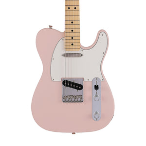 Fender Japan Junior Collection Telecaster Electric Guitar, Maple FB, Satin Shell Pink