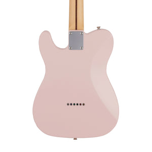 Fender Japan Junior Collection Telecaster Electric Guitar, Maple FB, Satin Shell Pink