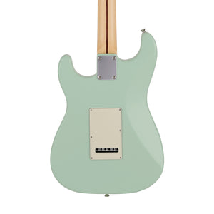 Fender Japan Junior Collection Stratocaster Electric Guitar, RW FB, Satin Surf Green