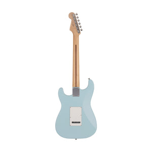 Fender Japan Junior Collection Stratocaster Electric Guitar, Maple FB, Satin Daphne Blue