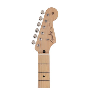 Fender Japan Junior Collection Stratocaster Electric Guitar, Maple FB, Satin Daphne Blue