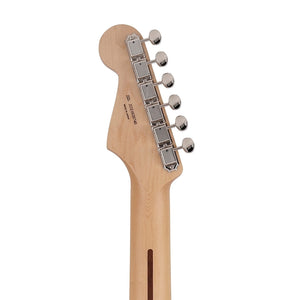 Fender Japan Junior Collection Stratocaster Electric Guitar, Maple FB, Satin Daphne Blue