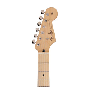 Fender Japan Junior Collection Stratocaster Electric Guitar, Maple FB, Black