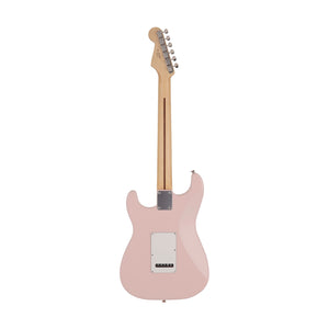 Fender Japan Junior Collection Stratocaster Electric Guitar, Maple FB, Satin Shell Pink