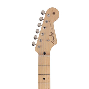 Fender Japan Junior Collection Stratocaster Electric Guitar, Maple FB, Satin Shell Pink