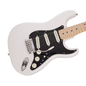 Fender Japan Junior Collection Stratocaster Electric Guitar, Maple FB, Arctic White