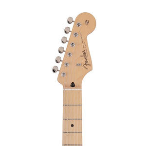 Fender Japan Junior Collection Stratocaster Electric Guitar, Maple FB, Arctic White