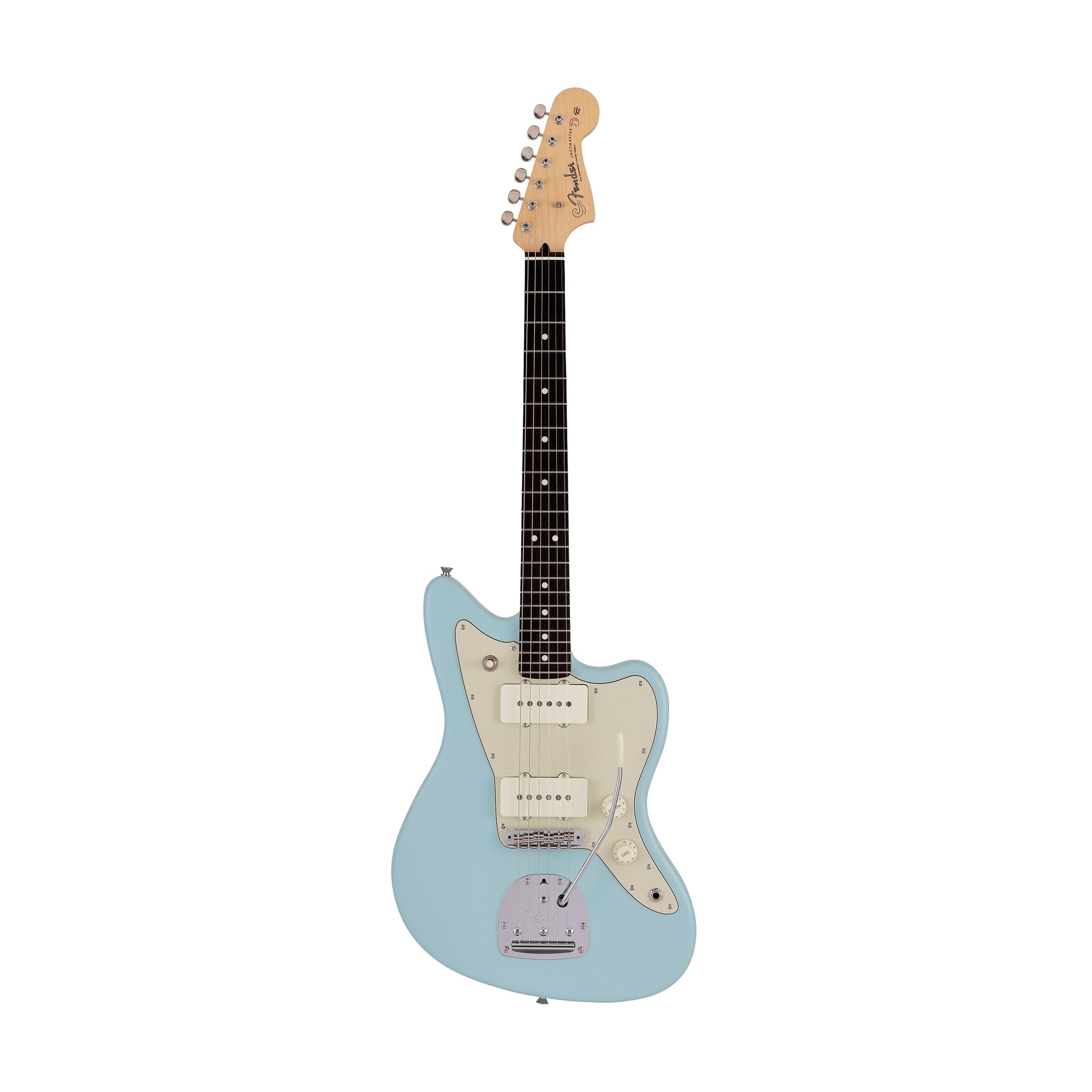 Fender Japan Junior Collection Jazzmaster Electric Guitar, RW FB, Satin Daphne Blue