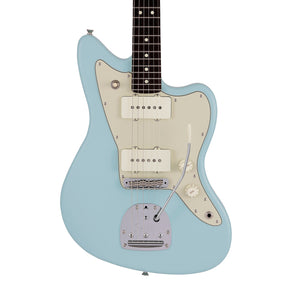 Fender Japan Junior Collection Jazzmaster Electric Guitar, RW FB, Satin Daphne Blue