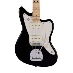 Fender Japan Junior Collection Jazzmaster Electric Guitar, Maple FB, Black