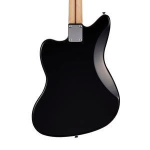 Fender Japan Junior Collection Jazzmaster Electric Guitar, Maple FB, Black