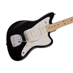 Fender Japan Junior Collection Jazzmaster Electric Guitar, Maple FB, Black