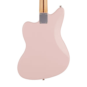 Fender Japan Junior Collection Jazzmaster Electric Guitar, Maple FB, Satin Shell Pink