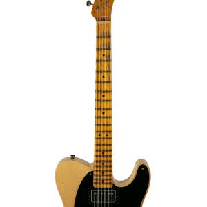 Fender Custom Shop Ltd Ed 1951 HS Telecaster Relic Electric Guitar, Aged Nocaster Blonde