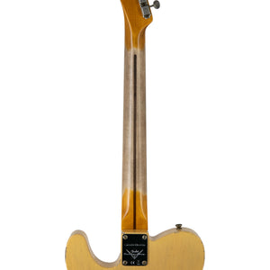 Fender Custom Shop Ltd Ed 1951 HS Telecaster Relic Electric Guitar, Aged Nocaster Blonde