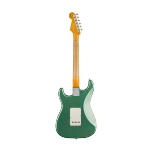 Fender Custom Shop Ltd Ed 1963 Stratocaster Journeyman Relic Electric Guitar, Faded Aged Sherwood Green Metallic