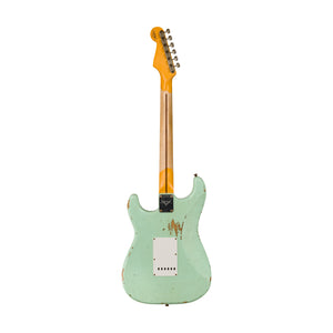 Fender Custom Shop 1958 Stratocaster Relic Electric Guitar, Super Faded Aged Surf Green