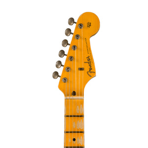 Fender Custom Shop 1958 Stratocaster Relic Electric Guitar, Super Faded Aged Surf Green