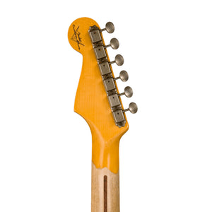 Fender Custom Shop 1958 Stratocaster Relic Electric Guitar, Super Faded Aged Surf Green