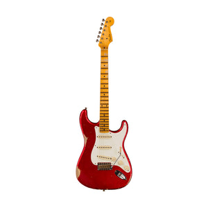 Fender Custom Shop 1958 Stratocaster Relic Electric Guitar, Faded Aged Candy Apple Red