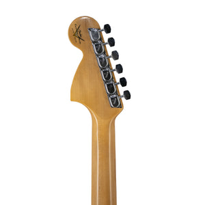Fender Custom Shop Ltd Ed 1963 Stratocaster Relic Electric Guitar, Aged Charcoal Frost Metallic