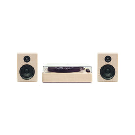 Gadhouse Dean Turntable Stereo System, Soft Sand