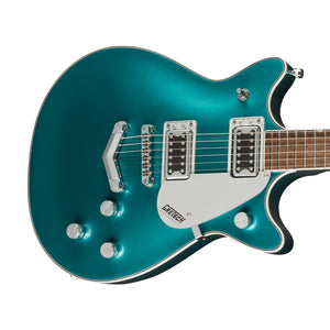 Gretsch G5222 Electromatic Double Jet BT Electric Guitar w/V-Stoptail, Laurel FB, Ocean Turquiose