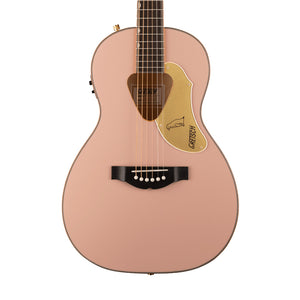 Gretsch G5021E Ltd Ed Rancher Penguin Parlor Acoustic Guitar, RW FB, Shell Pink
