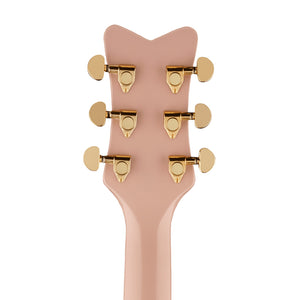Gretsch G5021E Ltd Ed Rancher Penguin Parlor Acoustic Guitar, RW FB, Shell Pink