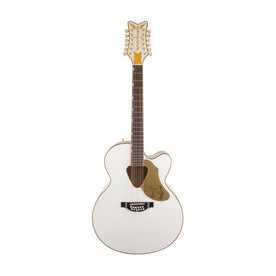 Gretsch G5022CWFE-12 Rancher Falcon Jumbo 12-String Cutaway Electric Guitar, White