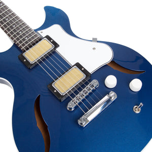 Harmony Standard Series Comet Electric Guitar w/Case, RW FB, Midnight Blue