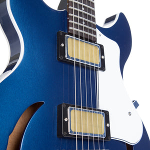 Harmony Standard Series Comet Electric Guitar w/Case, RW FB, Midnight Blue