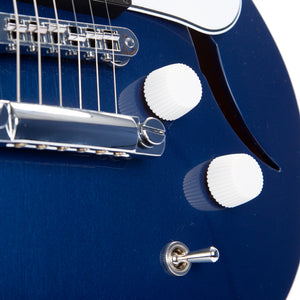 Harmony Standard Series Comet Electric Guitar w/Case, RW FB, Midnight Blue
