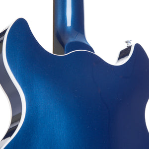 Harmony Standard Series Comet Electric Guitar w/Case, RW FB, Midnight Blue