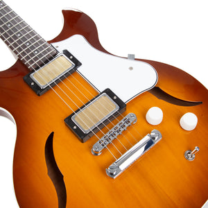 Harmony Standard Series Comet Electric Guitar w/Case, RW FB, Sunburst