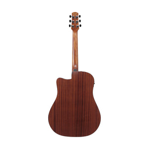 Ibanez Advanced Acoustic AAD50CE-TCB Acoustic Guitar, Transparent Charcoal Burst