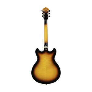 Ibanez Artcore AS93FM-AYS Expressionist Acoustic-Electric Guitar, Antique Yellow Sunburst