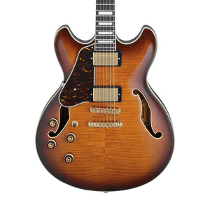 Ibanez Artcore AS93FML-VLS Expressionist Left-Hand Acoustic-Electric Guitar, Violin Sunburst
