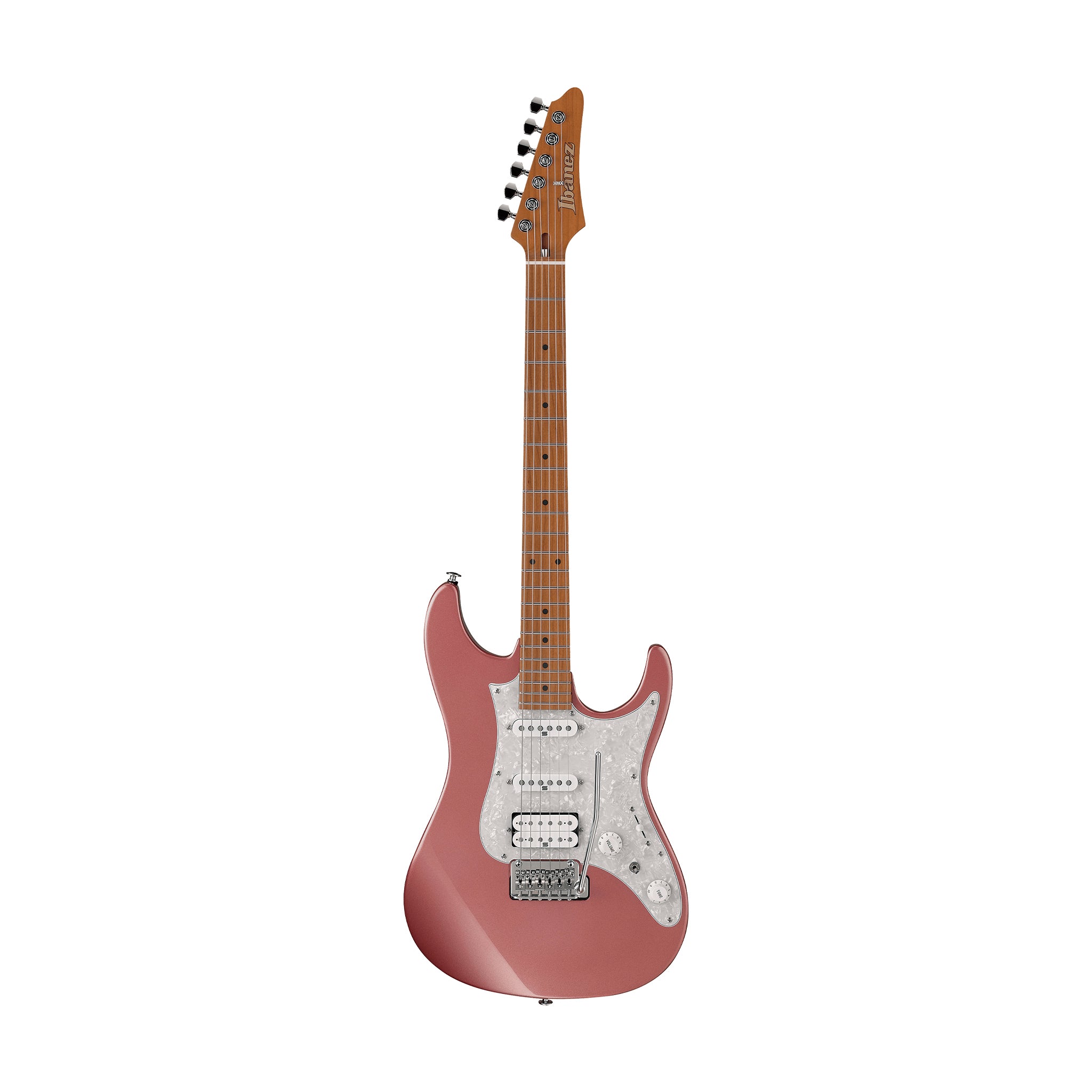 Ibanez Prestige AZ2204-HRM Electric Guitar, Hazy Rose Metallic