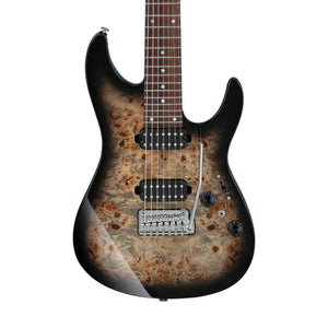 Ibanez Premium AZ427P1PB-CKB Electric Guitar w/Bag, Charcoal Black Burst