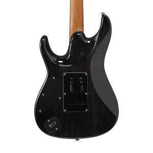 Ibanez Premium AZ47P1QM-BIB Electric Guitar w/Case, Black Ice Burst