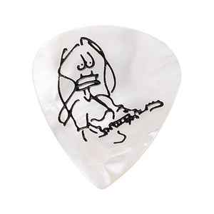 Ibanez B1000PG-WH Paul Gilbert Guitar Pick Set, White, 6pcs