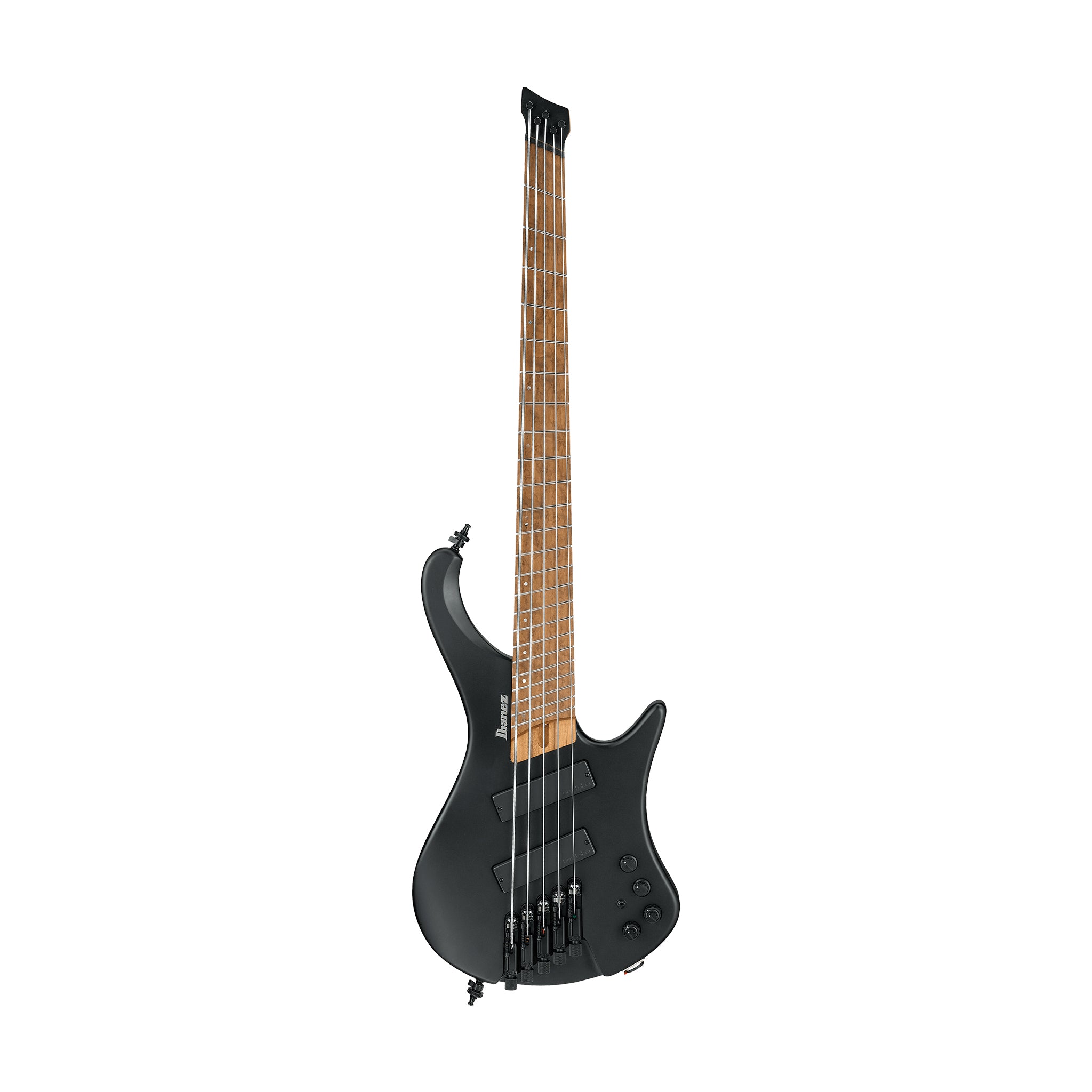Ibanez Bass Workshop EHB1005MS-BKF Multi-Scale Electric Bass Guitar w/Gig Bag, Black Flat