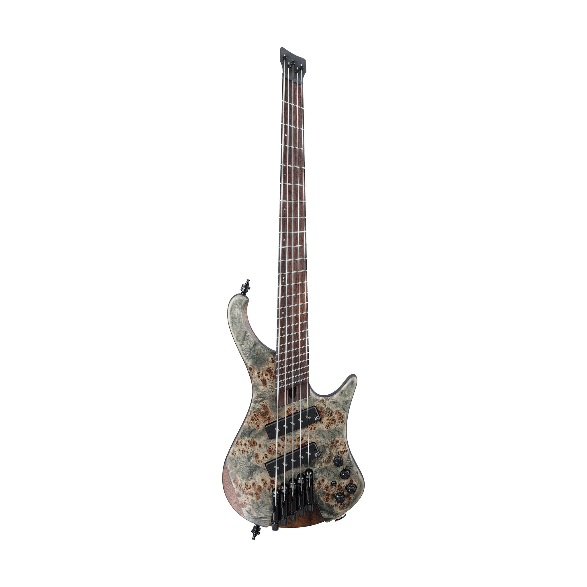 Ibanez Bass Workshop EHB1505MS-BIF Electric Bass Guitar w/Gig Bag, Black Ice Flat