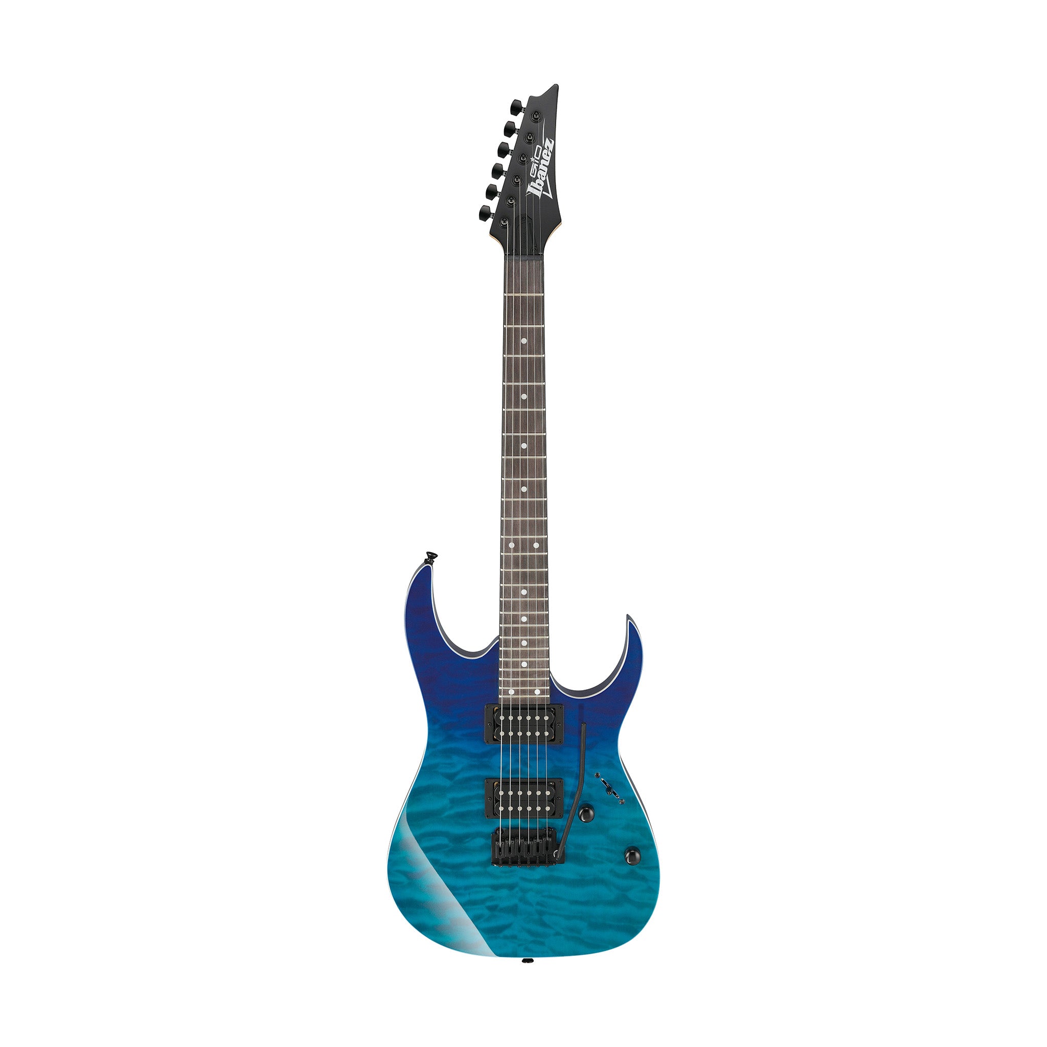 Ibanez Gio GRG120QASP-BGD 6-String Electric Guitar, Blue Gradiation