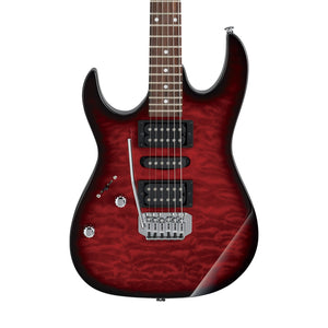 Ibanez Gio GRX70QAL-TRB Left-Handed Electric Guitar, Transparent Red Burst